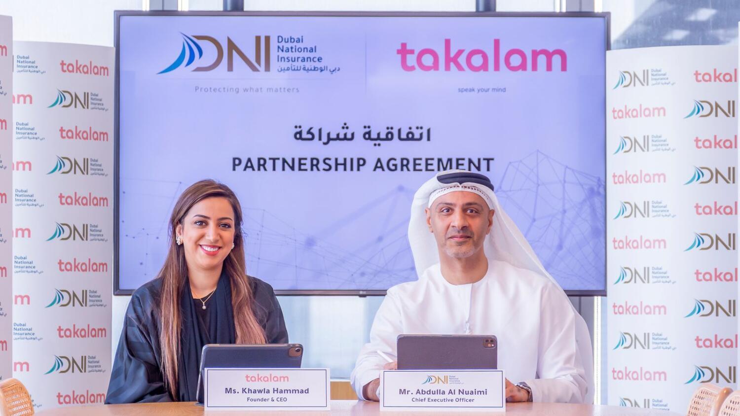 Dubai National Insurance launches new partnership with Takalam’s mental health platform